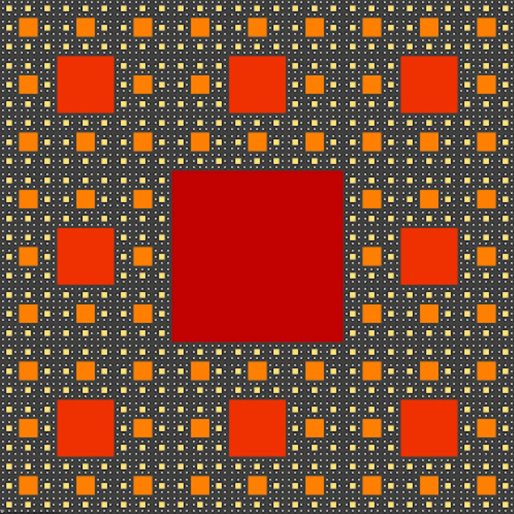 Fractale tapis de Sierpinski