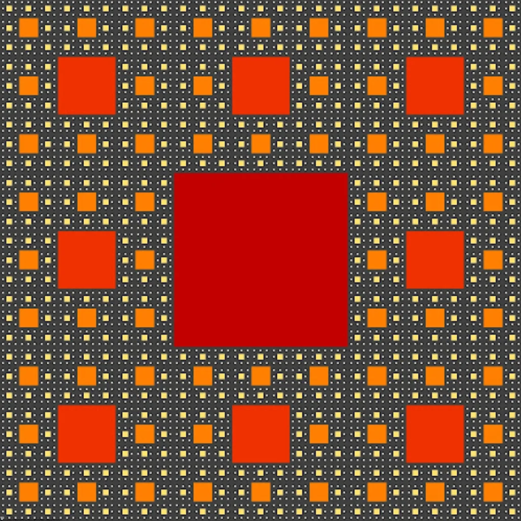 Fractale tapis de Sierpinski